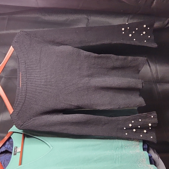 Womens Bundle Lot 6 Tops Sweater Long Sleeve Embellished Venus + Size Small S - Picture 8 of 16